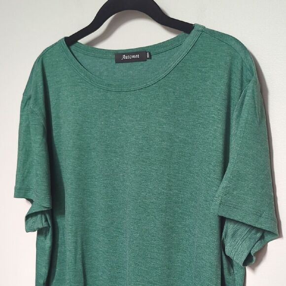 Casual Green Short Sleeve Tee - Picture 3 of 5